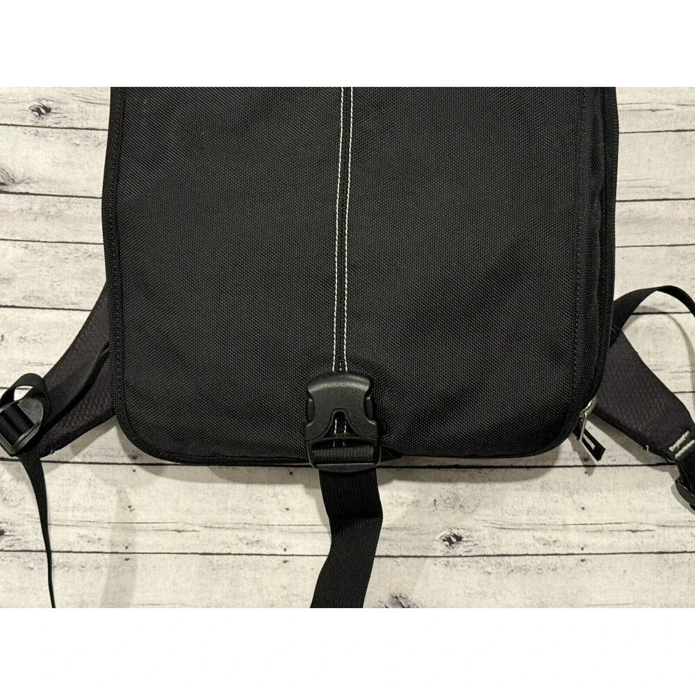 BRENTHAVEN Pro Style Slim Pack Laptop Backpack Black Water Resistant
